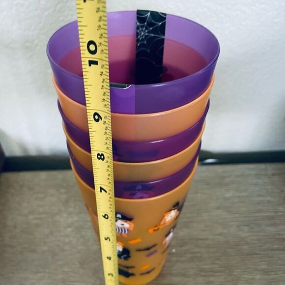 6-pc Halloween Dog Drinking Cups Tumblers Set - Picture 3 of 3